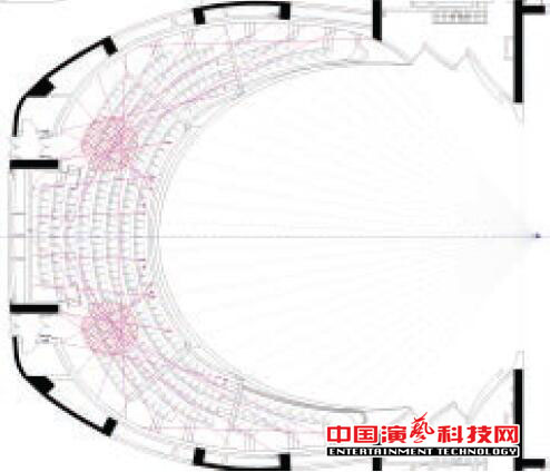 设计闽南大戏院观众厅的声学效果图